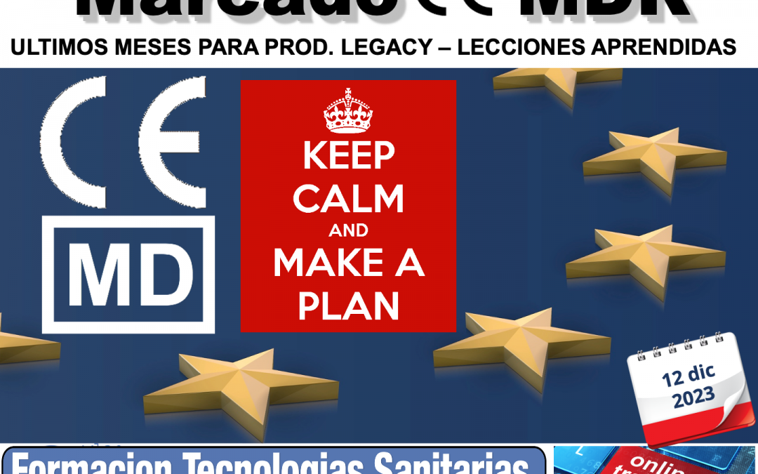 Formación «2309 – MARCADO CE MDR» – 12 Dic 2023  y «2310 – MARCADO CE IVDR» – 14 Dic 2023 9h-14h
