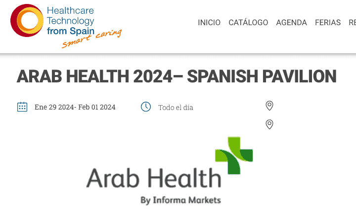 Feria @Arab_Health – 29 Enero a 1 Feb 2024 Dubai #ArabHealth2024 @FENIN_es