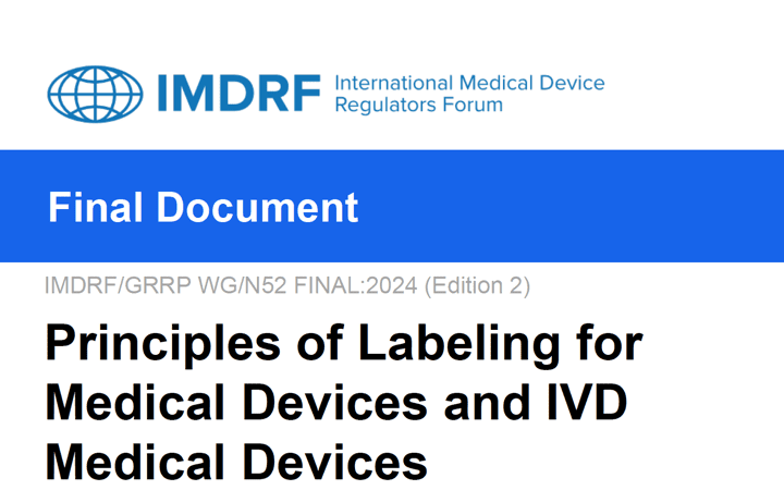 #IMDRF publica su guia global de etiquetado de productos sanitarios «Principles of Labeling for Medical Devices and IVD Medical Devices»