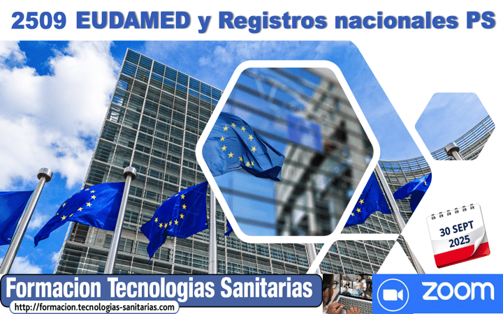 Formacion «2509 – EUDAMED Y REGISTROS NACIONALES DE PRODUCTOS SANITARIOS» – 30 Sept 2025 9h-14h
